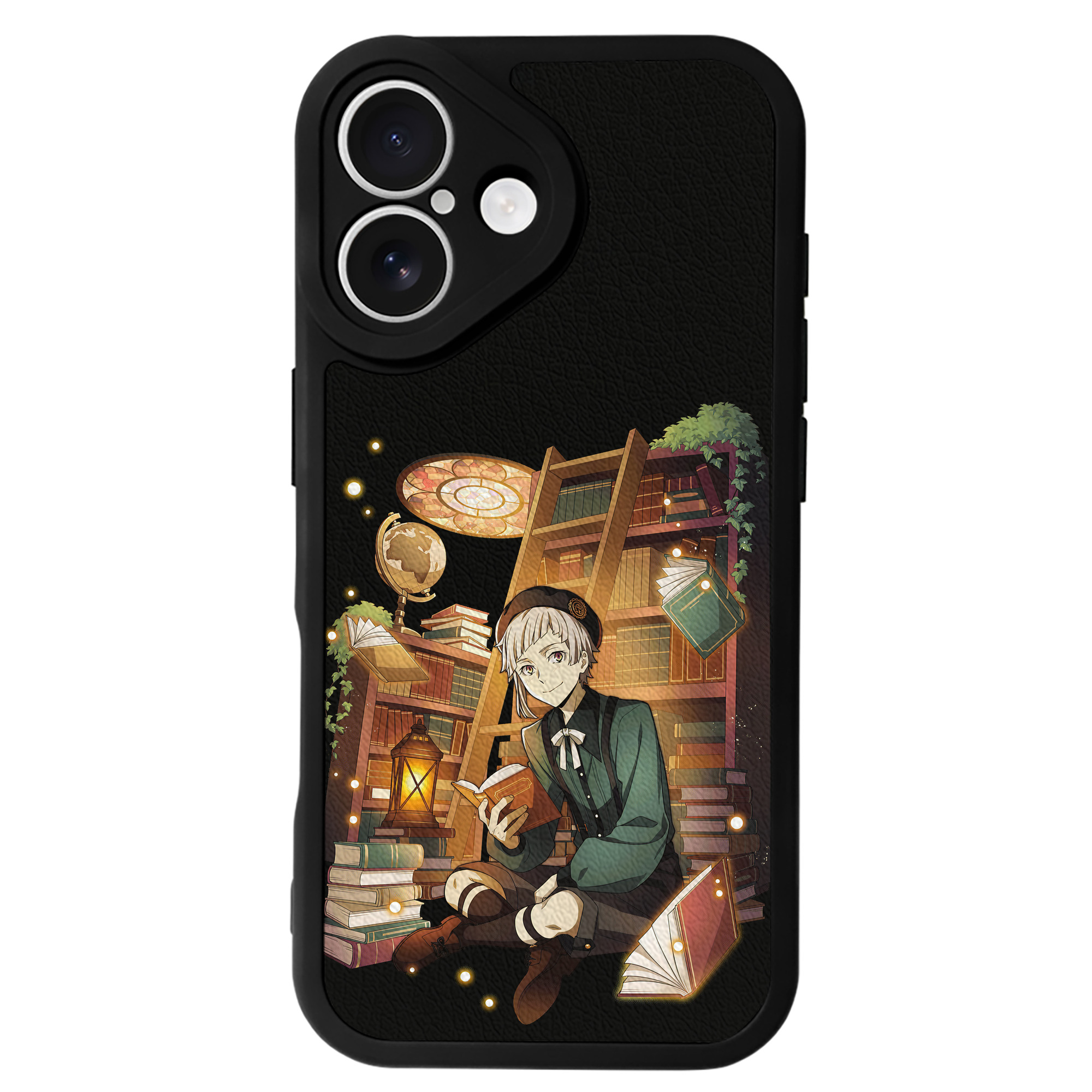 （画像用） 文豪ストレイドッグス Bungo Stray Dogs 【iPhone 16シリーズ対応】シリコンスマホケース（レザー調） 材質：シリコン